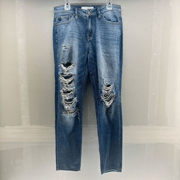KanCan Skinny Jeans Distressed Destroyed Womens Size 3/25 Stretch KC8371M 29x27 - Picture 1 of 8